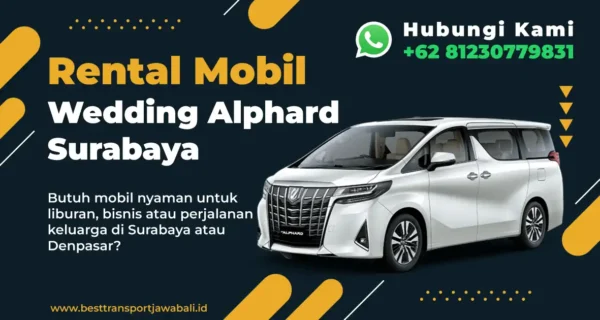 Rental Mobil Wedding Alphard Facelift Surabaya